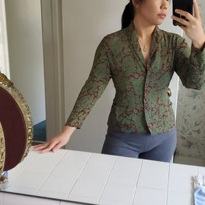 Batik print blazer Vintage.